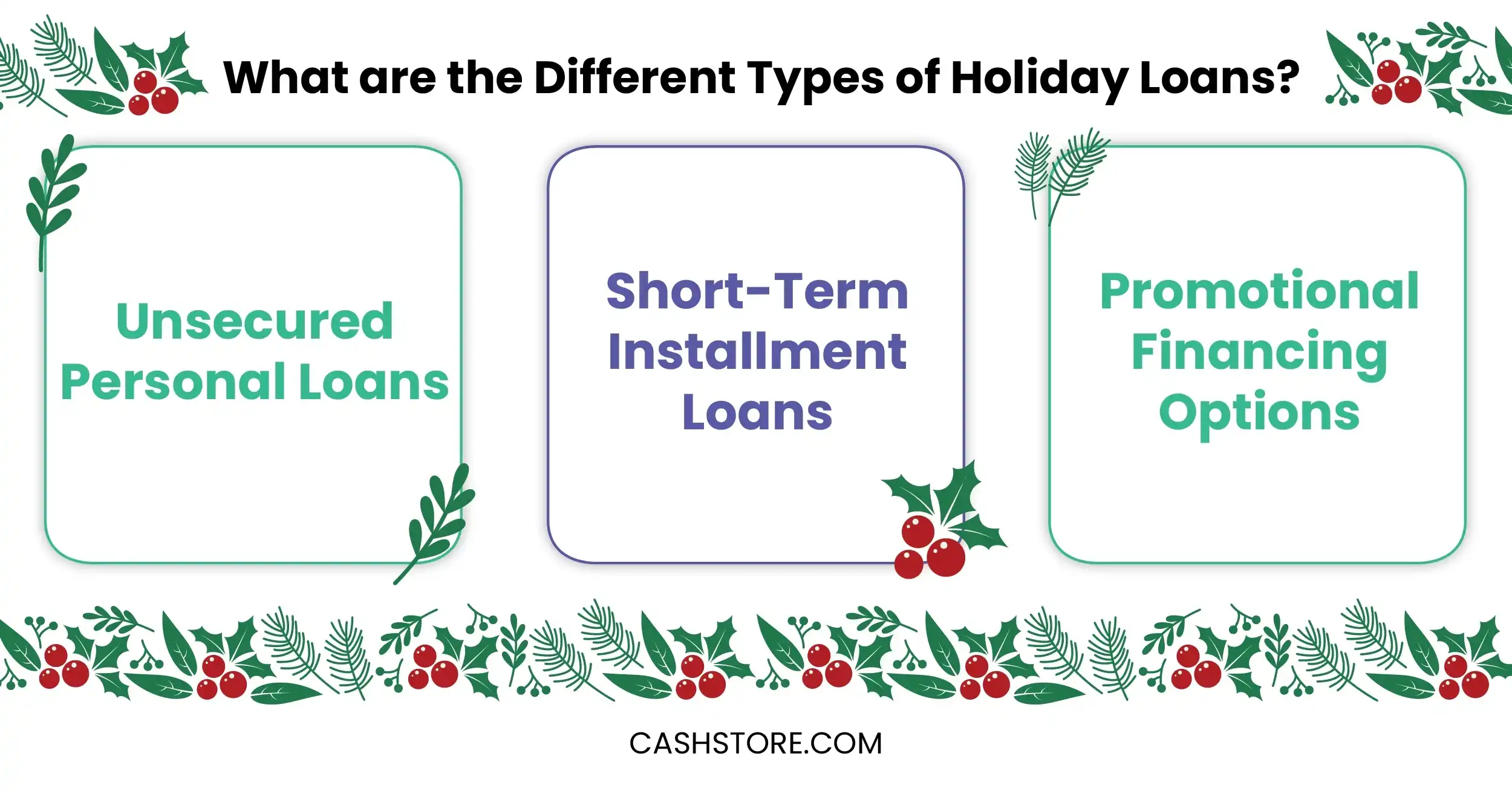 What are the Different Types of Holiday Loans?